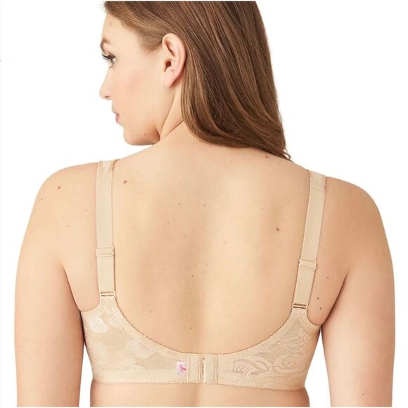 Wacoal #85567 Cream Floral Bra Size 38D - Picture 3 of 9